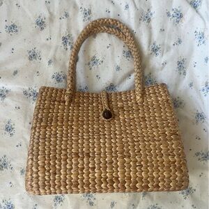 Woven Rattan Bag